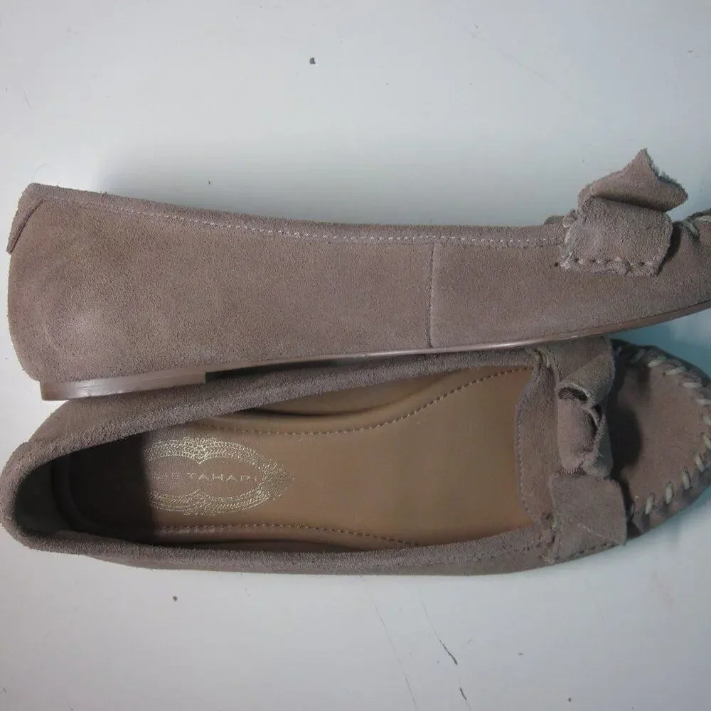Elie Tahari suede flats